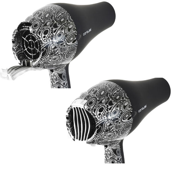 CORIOLISS PHON FLOW BLACK/ZEBRA 2000W - Tre Pi Profumerie