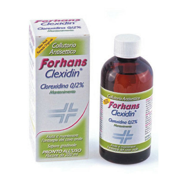 FORHANS COLLUTTORIO CLEXIDIN 200 ML - Tre Pi Profumerie