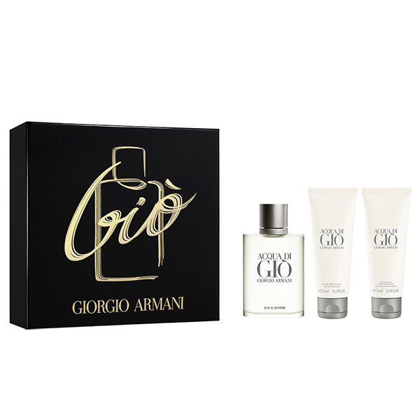 ARMANI ACQUA DI GIO'UOMO COFANETTO EDT 100 + SHOWER 75 + ASL 75 - Tre Pi Profumerie