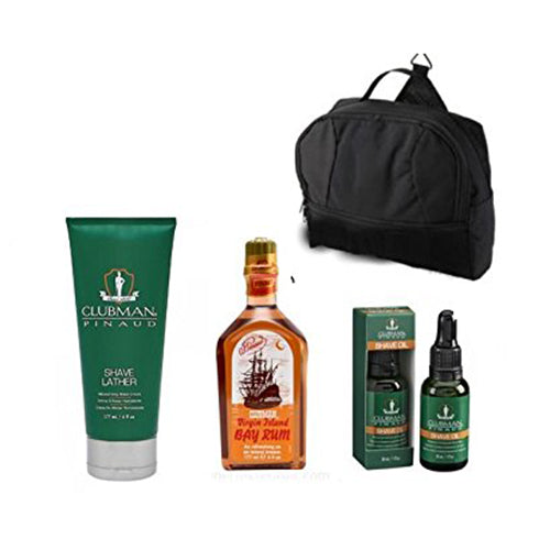 CLUBMAN PINAUD SET GOODSHAVE RUM - Tre Pi Profumerie