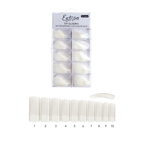 ESTROSA TIPS NATURALE CON SCALINO 100PZ - Tre Pi Profumerie