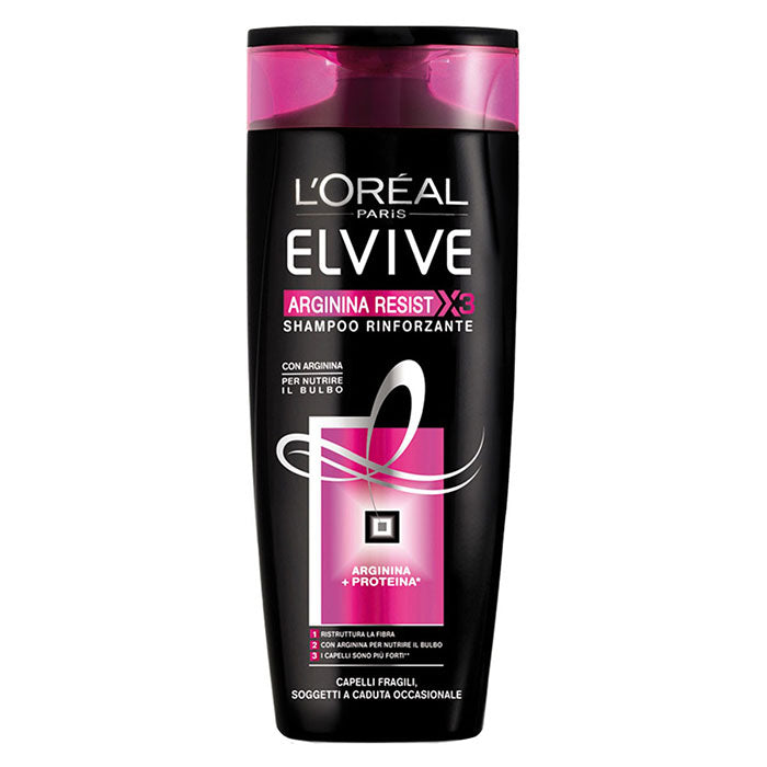 L'OREAL ELVIVE SHAMPOO ARGININE RESIST X3 200 ML - Tre Pi Profumerie
