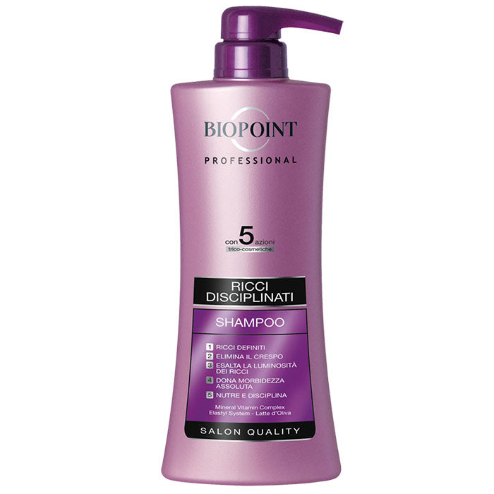 BIOPOINT PROFESSIONAL SHAMPOO RICCI DISCIPLINATI 400 ML - Tre Pi Profumerie