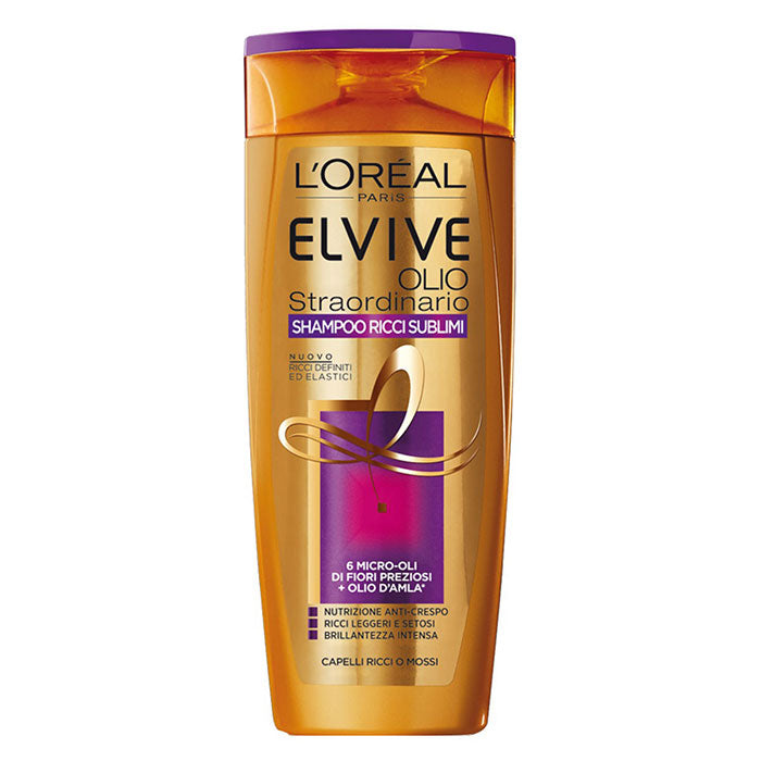 L'OREAL ELVIVE OLIO STRAORDINARIO SHAMPOO RICCI SUBLIMI 400 ML - Tre Pi Profumerie