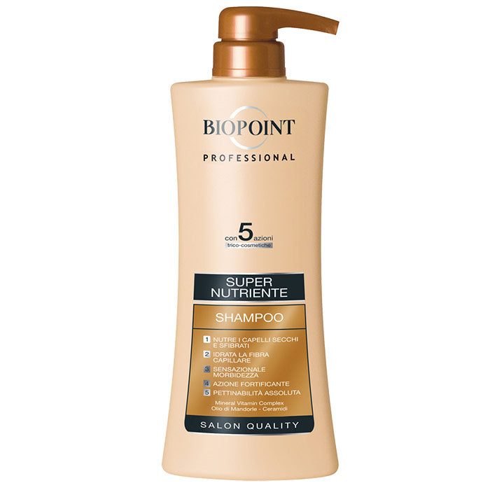 BIOPOINT PROFESSIONAL SHAMPOO SUPER NUTRIENTE 400 ML - Tre Pi Profumerie
