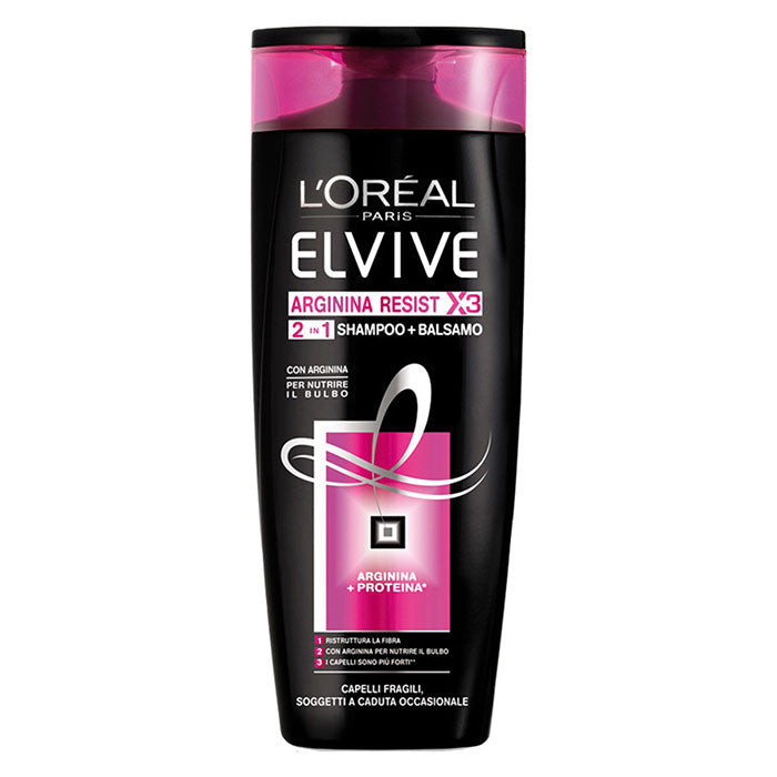 L'OREAL ELVIVE SHAMPOO ARGININE RESIST 2 IN 1 400 ML - Tre Pi Profumerie