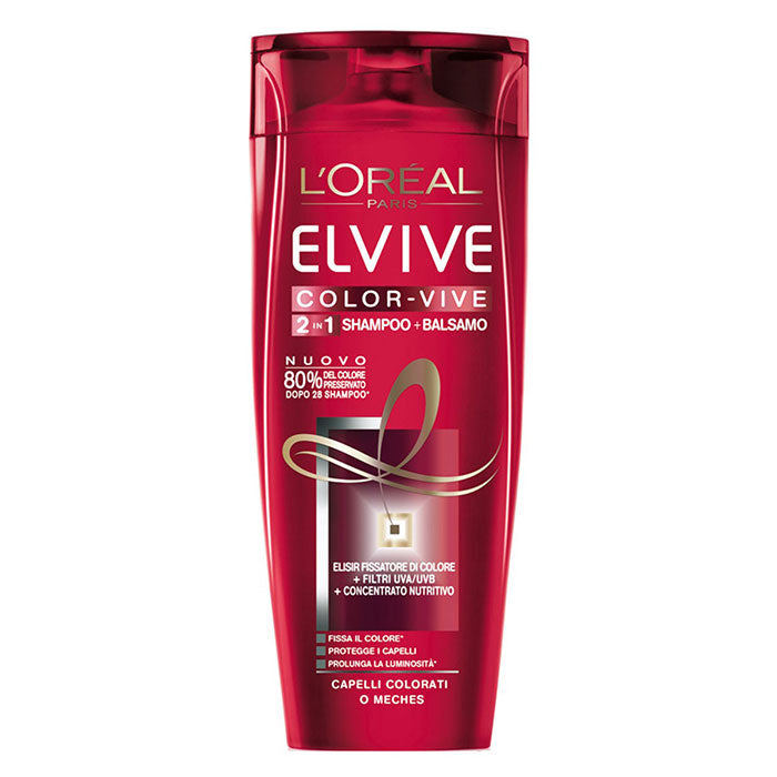 L'OREAL ELVIVE SHAMPOO COLOR VIVE 2 IN 1 250 ML - Tre Pi Profumerie