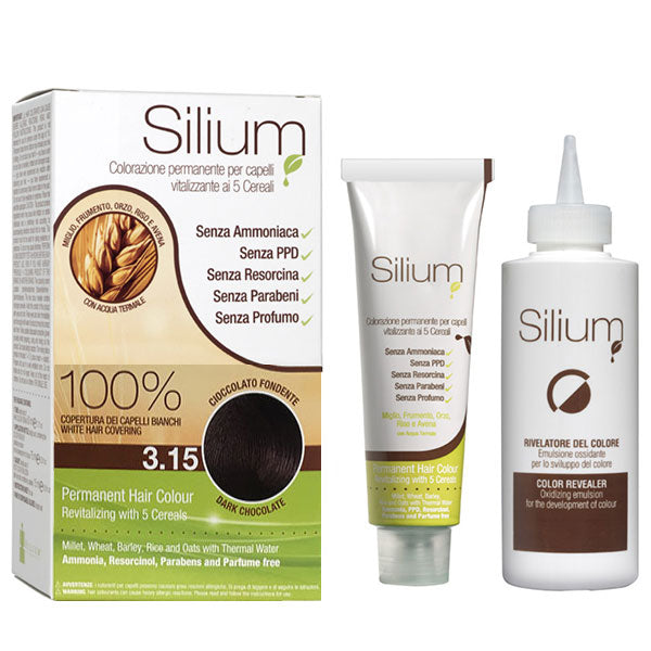 SILIUM COLORAZIONE CREMA CIOCCOLATO FONDENTE 3.15 - Tre Pi Profumerie