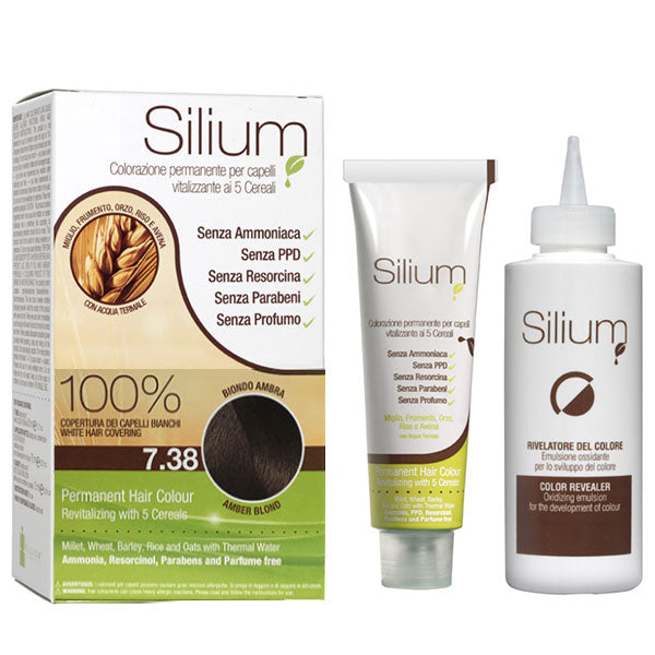 SILIUM COLORAZIONE CREMA BIONDO AMBRA 7.38 - Tre Pi Profumerie