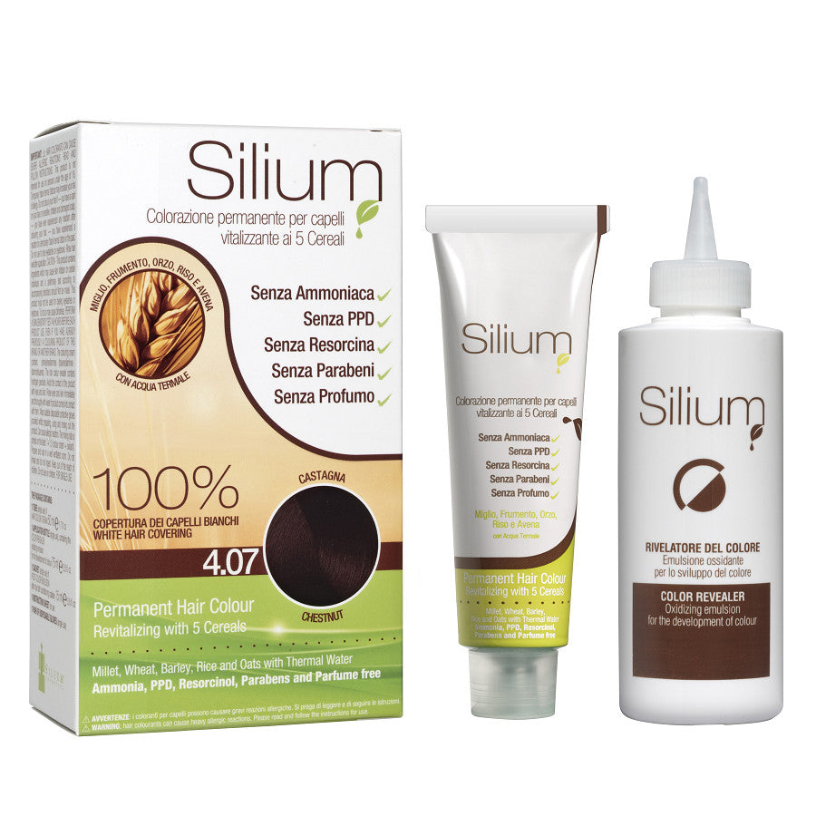 SILIUM COLORAZIONE CREMA CASTAGNA 4.07*** - Tre Pi Profumerie