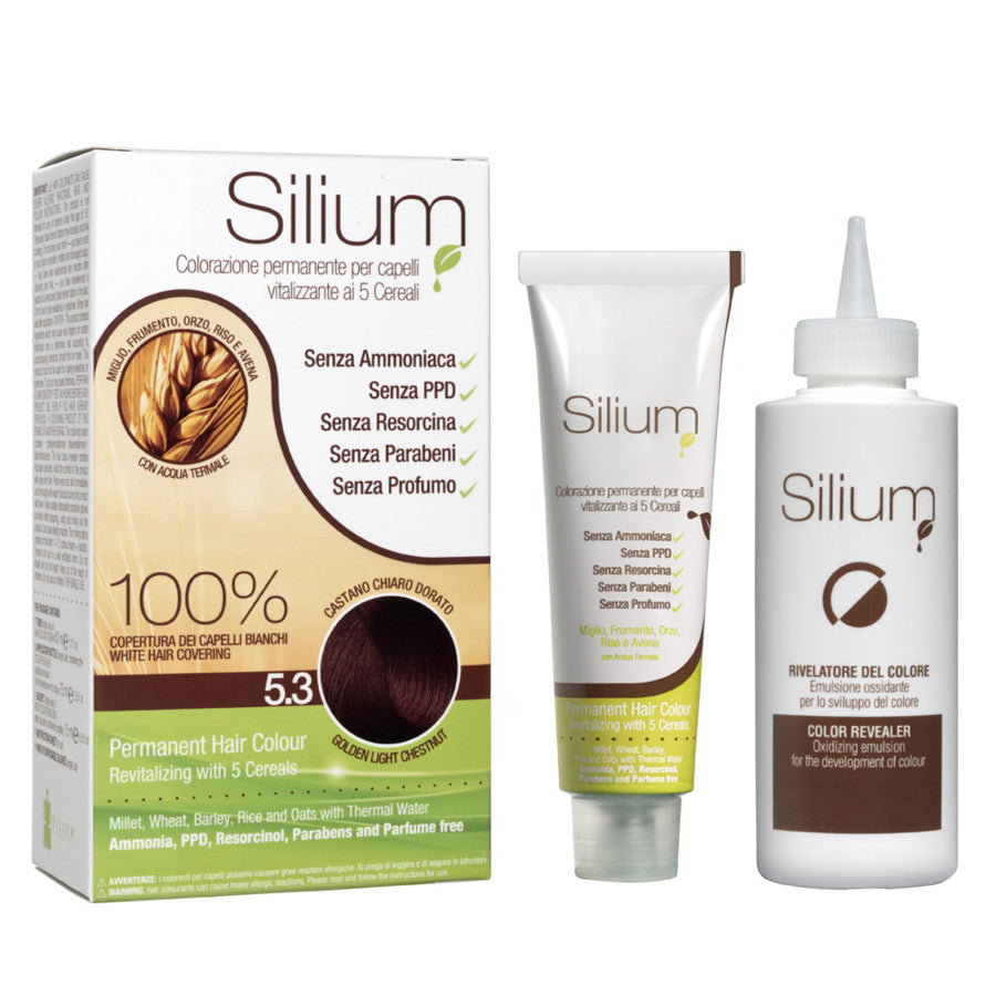 SILIUM COLORAZIONE CREMA CASTANO CHIARO DORATO 5.3 - Tre Pi Profumerie