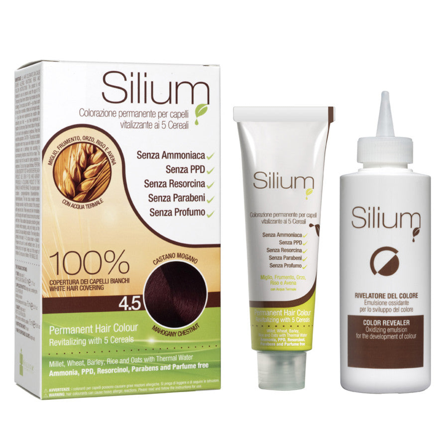 SILIUM COLORAZIONE CREMA CASTANO MOGANO 4.5 - Tre Pi Profumerie