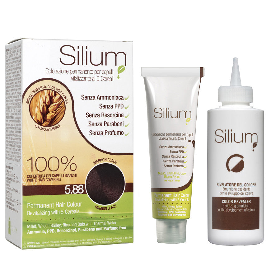 SILIUM COLORAZIONE CREMA MARRON GLACE 5.88 - Tre Pi Profumerie