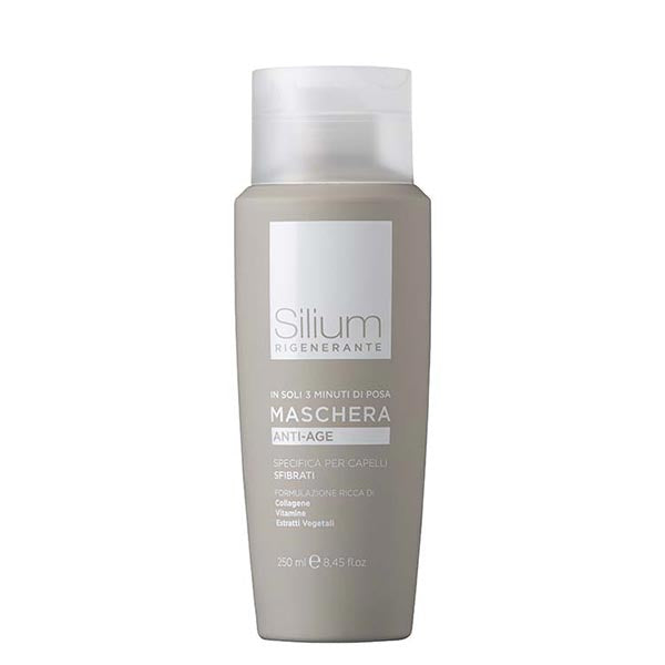 SILIUM RIGENERANTE MASCHERA ANTI AGE CAPELLI SFIBRATI 250 ML - Tre Pi Profumerie