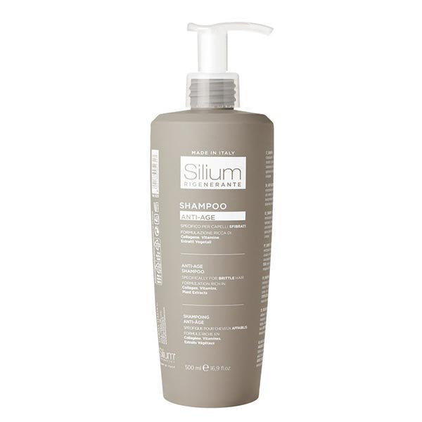 SILIUM RIGENERANTE SHAMPOO ANTI AGE CAPELLI SFIBRATI 500 ML - Tre Pi Profumerie