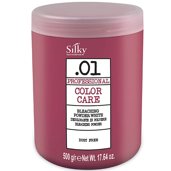 SILKY 01 COLORCARE DECOLORANTE WHITE POLVERE DECOLORANTE 500 ML - Tre Pi Profumerie