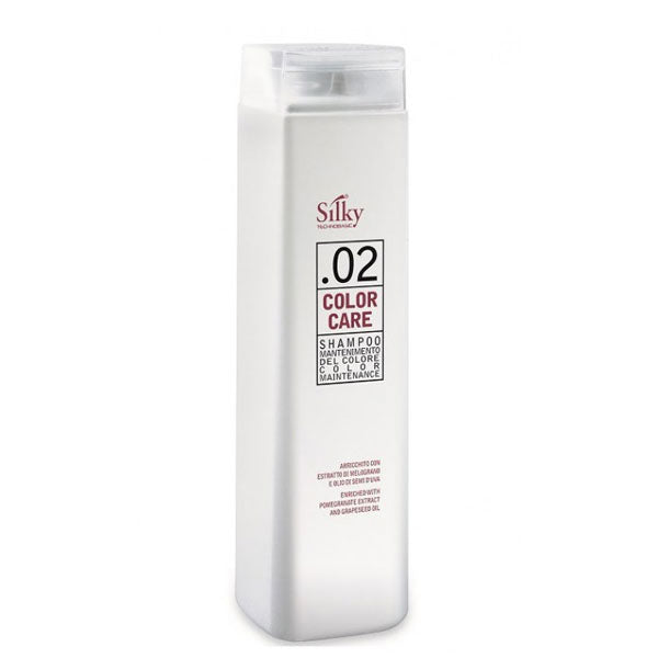 SILKY 02 COLORCARE SHAMPOO MANTENIMENTO DEL COLORE - Tre Pi Profumerie