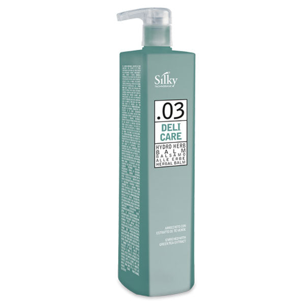 SILKY 03 DELICARE BALSAMO CAPELLI HYDRO HERB BALM 1000 ML - Tre Pi Profumerie