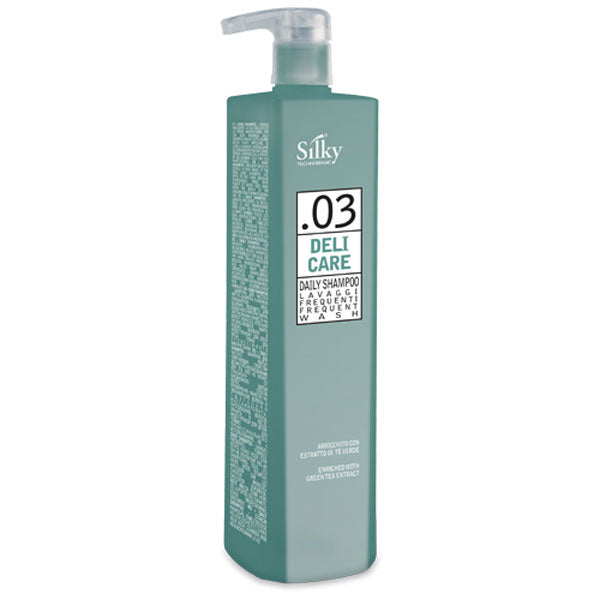 SILKY 03 DELICARE SHAMPOO DAILY LAVAGGI FREQUENTI 1000 ML - Tre Pi Profumerie