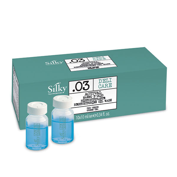SILKY LOZIONI ACTIVAL BAGNO D'OLIO RISTRUTTURANTE 10 FIALE - Tre Pi Profumerie