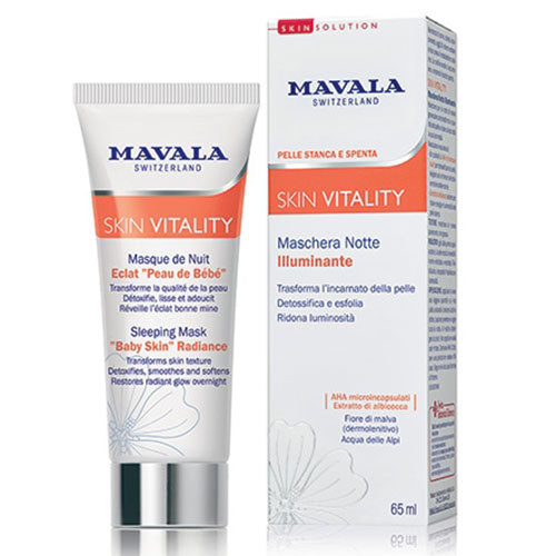 MAVALA SKIN VITALITY MASCHERA NOTTE ILLUMINANTE 65 ML - Tre Pi Profumerie