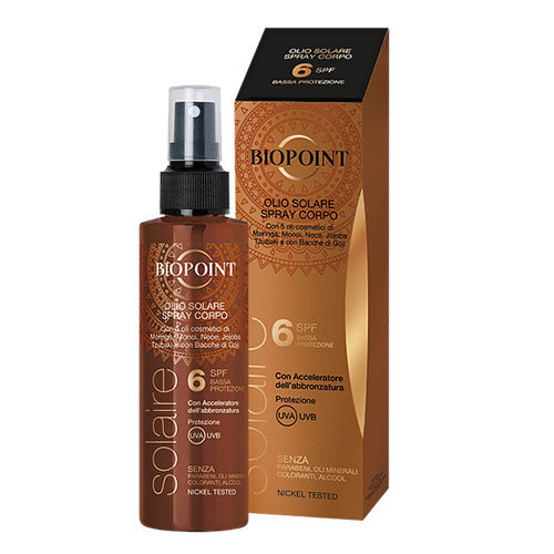 BIOPOINT SOLAIRE OLIO SOLARE SPRAY CORPO 6 SPF 150 ML - Tre Pi Profumerie
