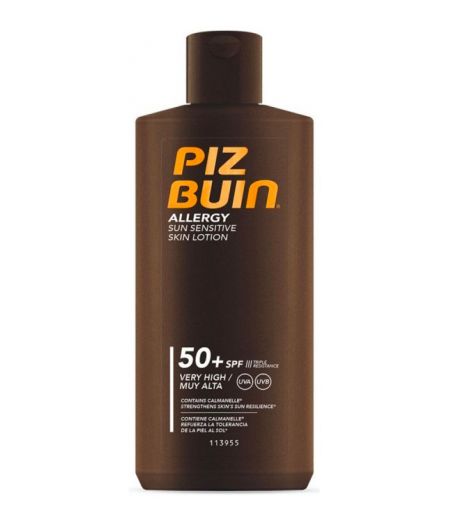 PIZ BUIN ALLERGY LOZIONE CORPO SOLARE SPF 50+ 200 ML - Tre Pi Profumerie