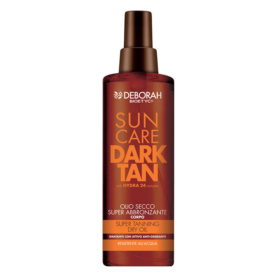 DEBORAH SUN CARE DARK TAN OLIO SECCO SUPER ABBRONZANTE CORPO 250 - Tre Pi Profumerie
