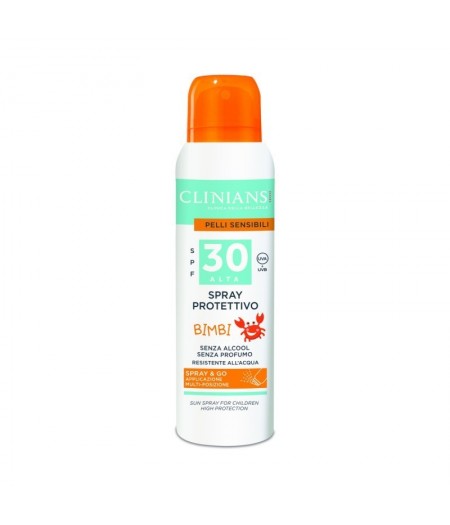 CLINIANS SOLARE SPRAY PROTETTIVO BIMBI SF30 150 ML - Tre Pi Profumerie