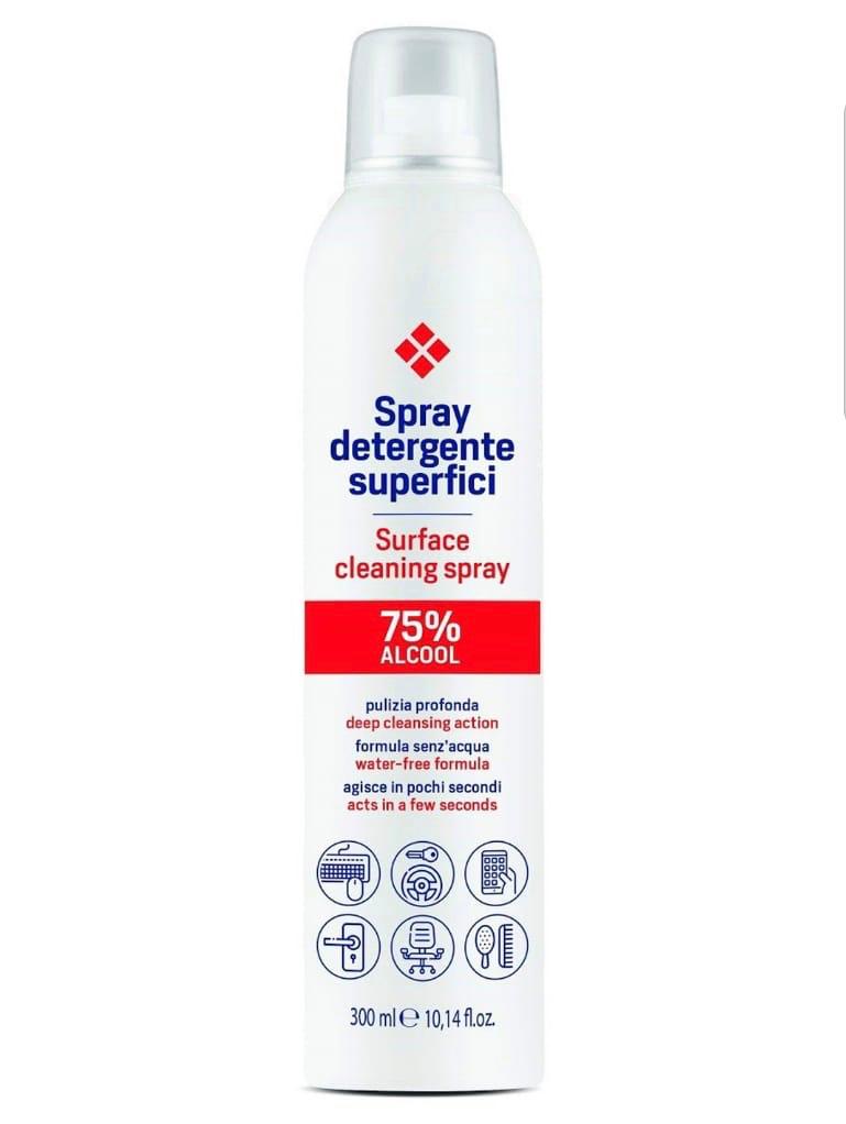 PARISIENNE SPRAY DETERGENTE SUPERFICI 75% ALCOOL 300 ML - Tre Pi Profumerie