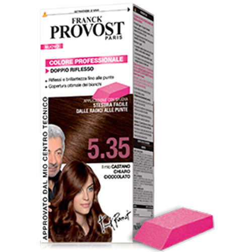 FRANCK PROVOST COLORAZIONE PERMANENTE CASTANO CHIAR DOR MOG 5.35 - Tre Pi Profumerie