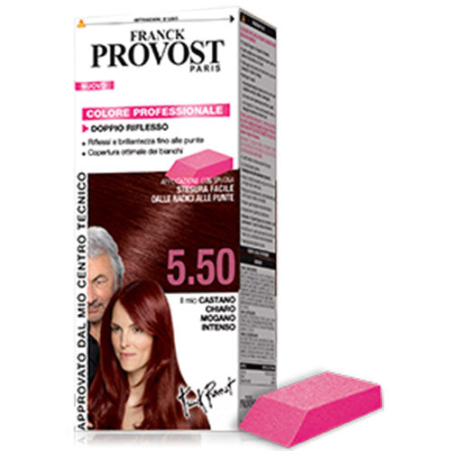 FRANCK PROVOST COLORAZIONE PERMANENTE CASTANO CHIAR MOG INT 5.50 - Tre Pi Profumerie
