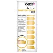 DEBBY I-GLOW NAIL STICKERS GOLD N 1 - Tre Pi Profumerie