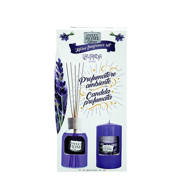 SWEET HOME PROFUMATORE + CANDELA LAVANDA - Tre Pi Profumerie