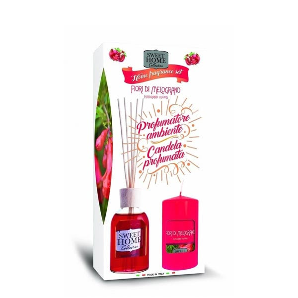 SWEET HOME PROFUMATORE + CANDELA MELOGRANO - Tre Pi Profumerie