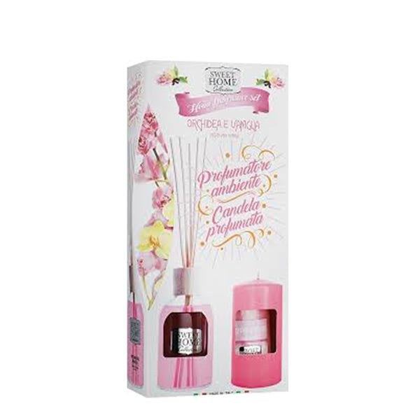 SWEET HOME PROFUMATORE + CANDELA ORCHIDEA E VANIGLIA - Tre Pi Profumerie