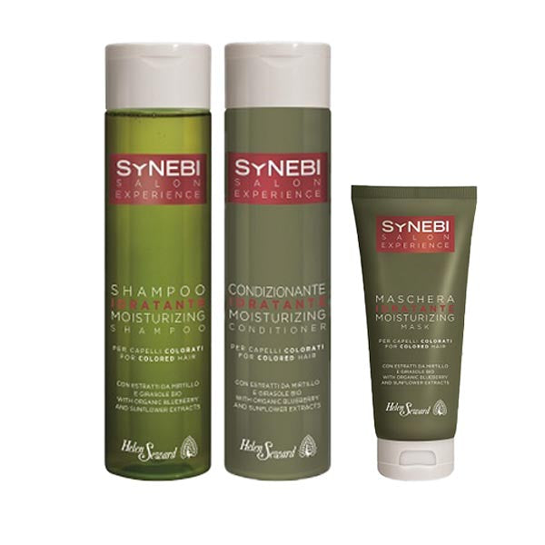 SYNEBI KIT CAPELLI COLORATI IDRATANTE MIRTILLO E GIRASOLE - Tre Pi Profumerie