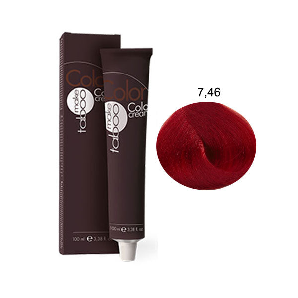 TABOO COLOR CREAM TINTURA CAPELLI PROFESSIONALE 100 ML