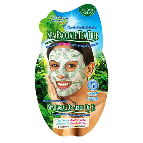 MONTAGNE JEUNESSE MASCHERA TEA TREE SHEET - Tre Pi Profumerie