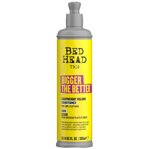 TIGI BED HEAD BIGGER THE BETTER CONDITIONER VOLUMIZZANTE 300 ML - Tre Pi Profumerie