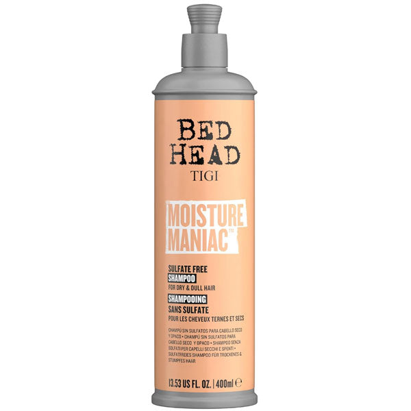 TIGI BED HEAD MOISTURE MANIAC SHAMPOO CAPELLI SECCHI 400 ML - Tre Pi Profumerie