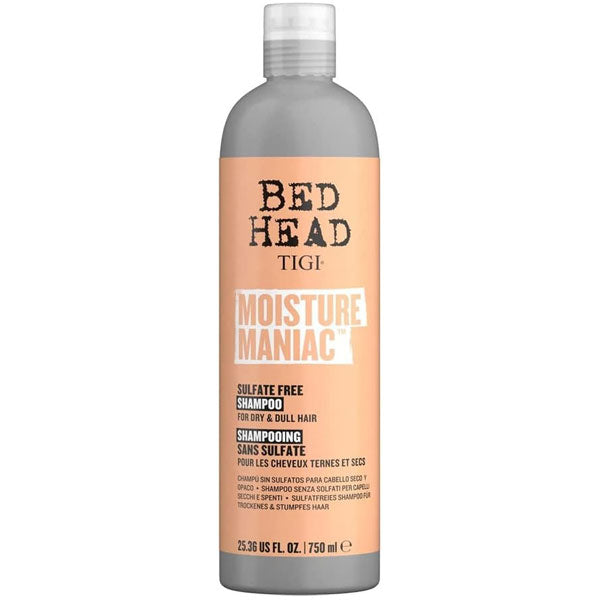 TIGI BED HEAD MOISTURE MANIAC SHAMPOO CAPELLI SECCHI 750 ML - Tre Pi Profumerie