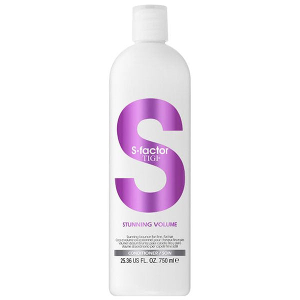 TIGI S-FACTOR STUNNING VOLUME CONDITIONER 750 ML - Tre Pi Profumerie
