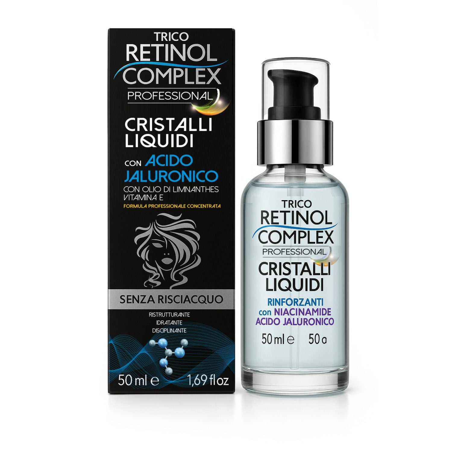 TRICO RETINOL COMPLEX CRISTALLI LIQUIDI ACIDO IALURONICO 50 ML