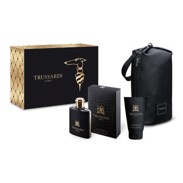 TRUSSARDI UOMO COFANETTO EDT 100 ML + POCHETTE - Tre Pi Profumerie