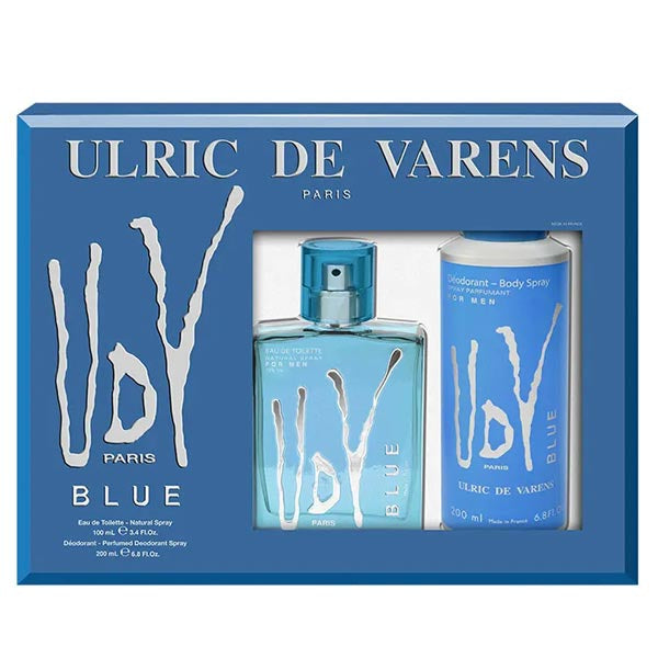 ULRIC DE VARENS COFANETTO REGALO UDV BLUE U EDT100+DEO200 - Tre Pi Profumerie