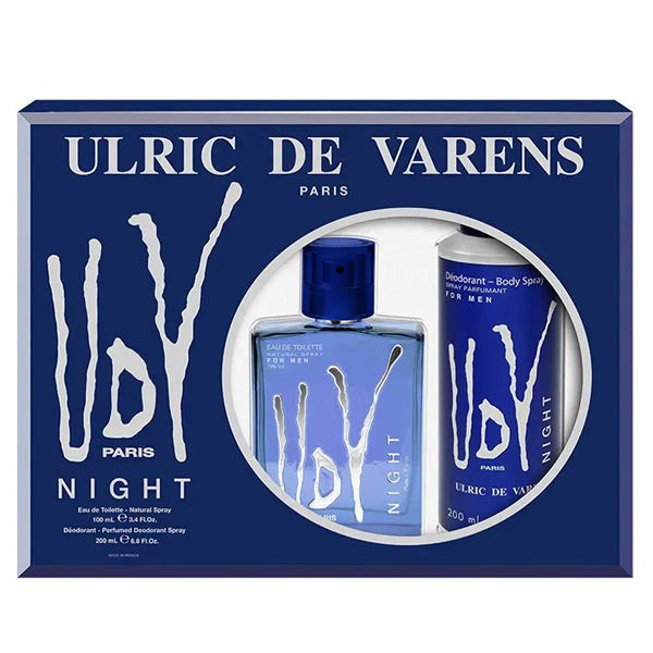 ULRIC DE VARENS COFANETTO REGALO UDV NIGHT U EDT100+DEO20 - Tre Pi Profumerie