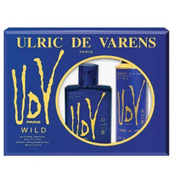 ULRIC DE VARENS COFANETTO REGALO UDV WILD U EDT100+DEO200 - Tre Pi Profumerie