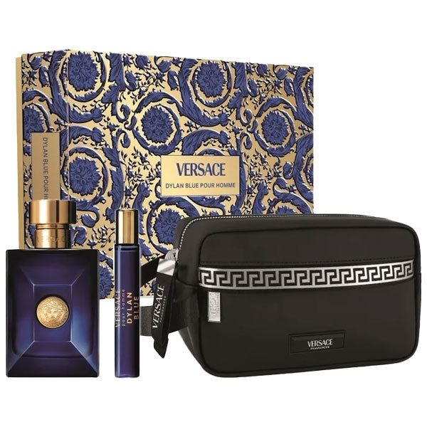 VERSACE COFANETTO REGALO DYLAN BLUE EDT100+10+TROU - Tre Pi Profumerie