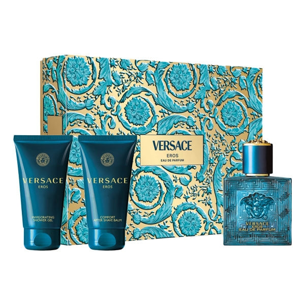 VERSACE COFANETTO REGALO EROS UOMO EDP50+SG50+AS50 - Tre Pi Profumerie